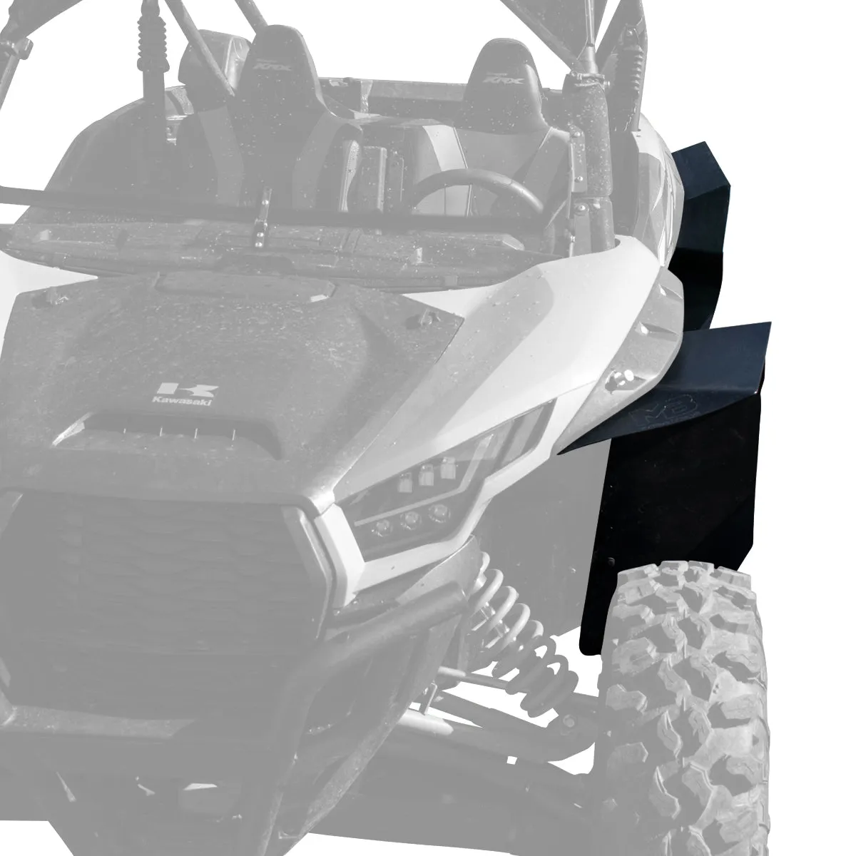 2020-2025 Kawasaki Teryx KRX 1000 2 Seat Ultra Max Coverage Wide Fender Flares