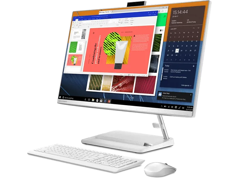 All in one - Lenovo IdeaCentre AIO 3 27ALC6, 27" Full HD, AMD Ryzen™ 5 5500U, 16GB RAM, 512GB SSD, Radeon™ Graphics, W11He