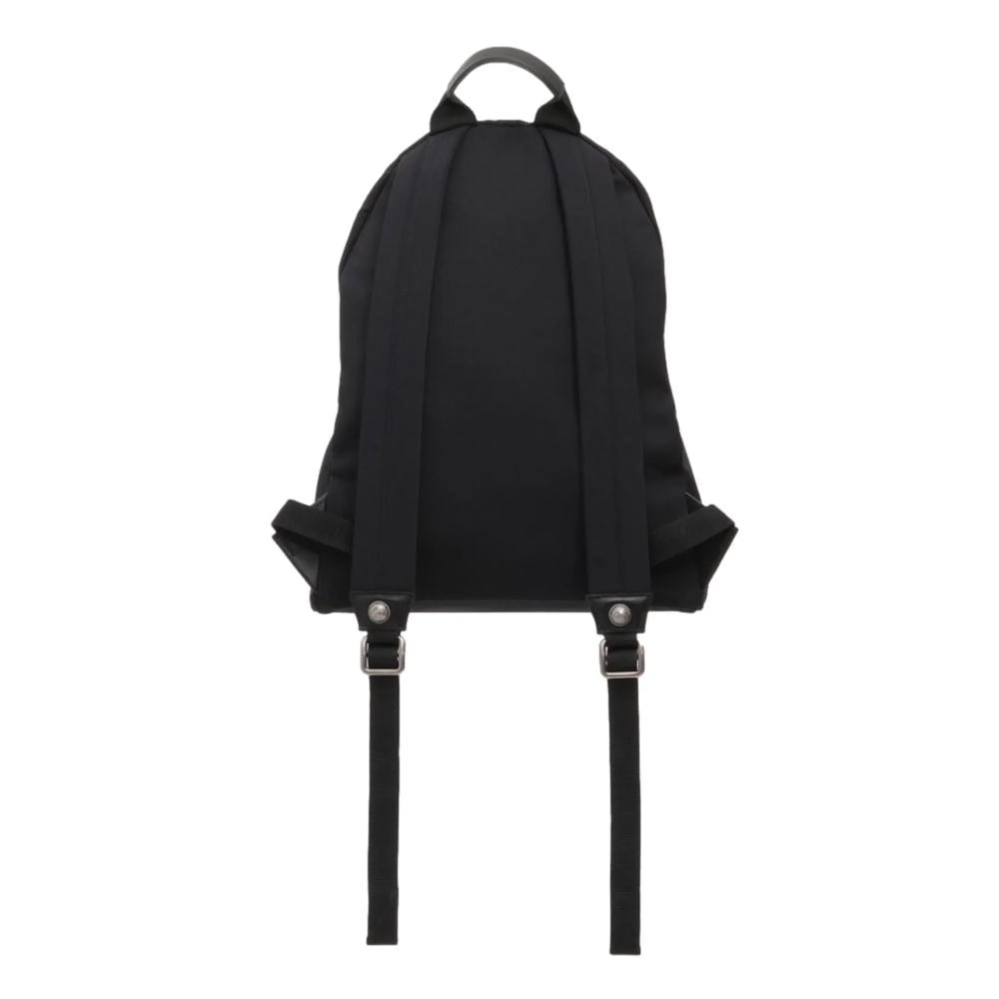 Balmain B-Back Black Nylon White Logo Backpack