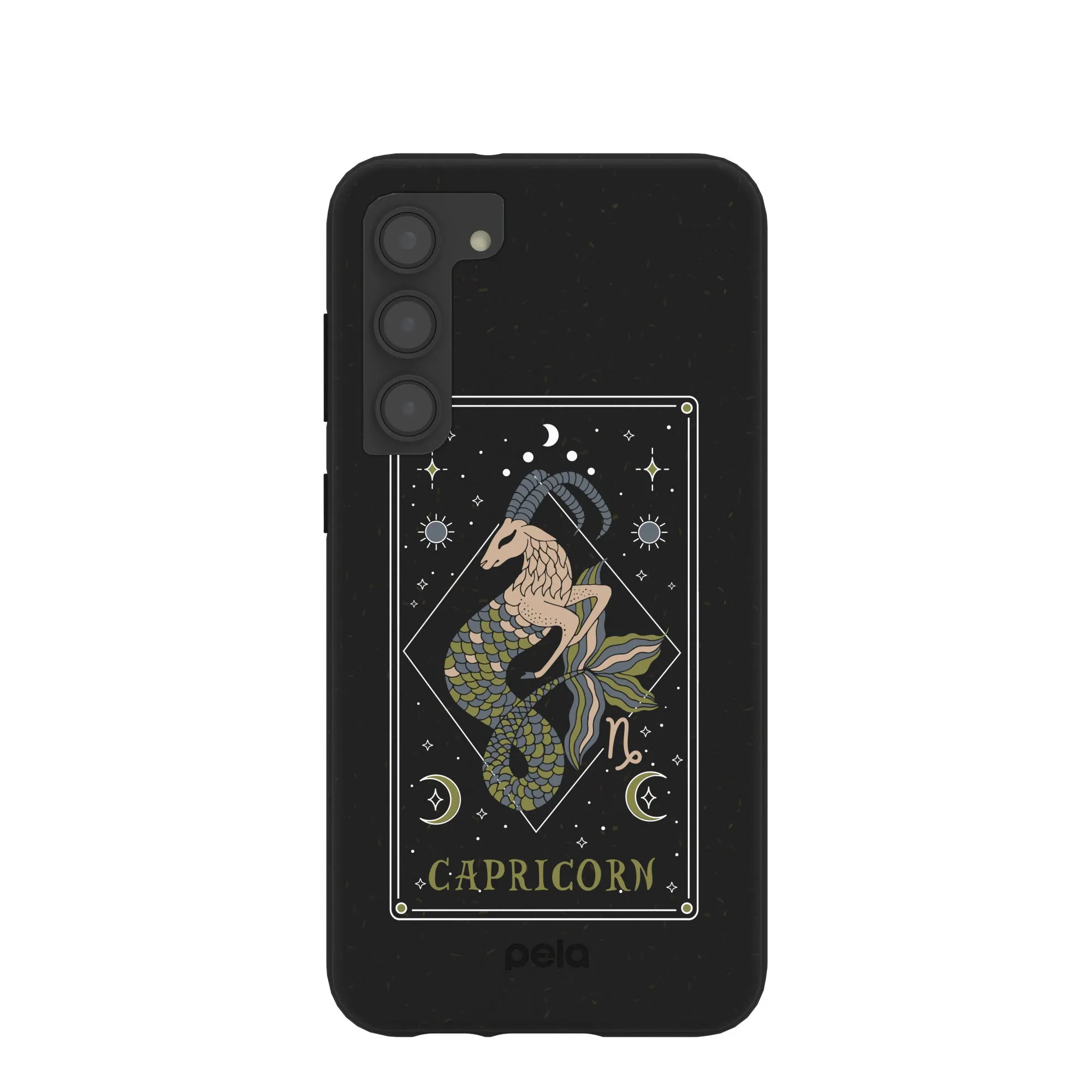 Black Capricorn Samsung Galaxy S23 (Plus) Case