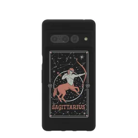 Black Sagittarius Google Pixel 7 Pro Case