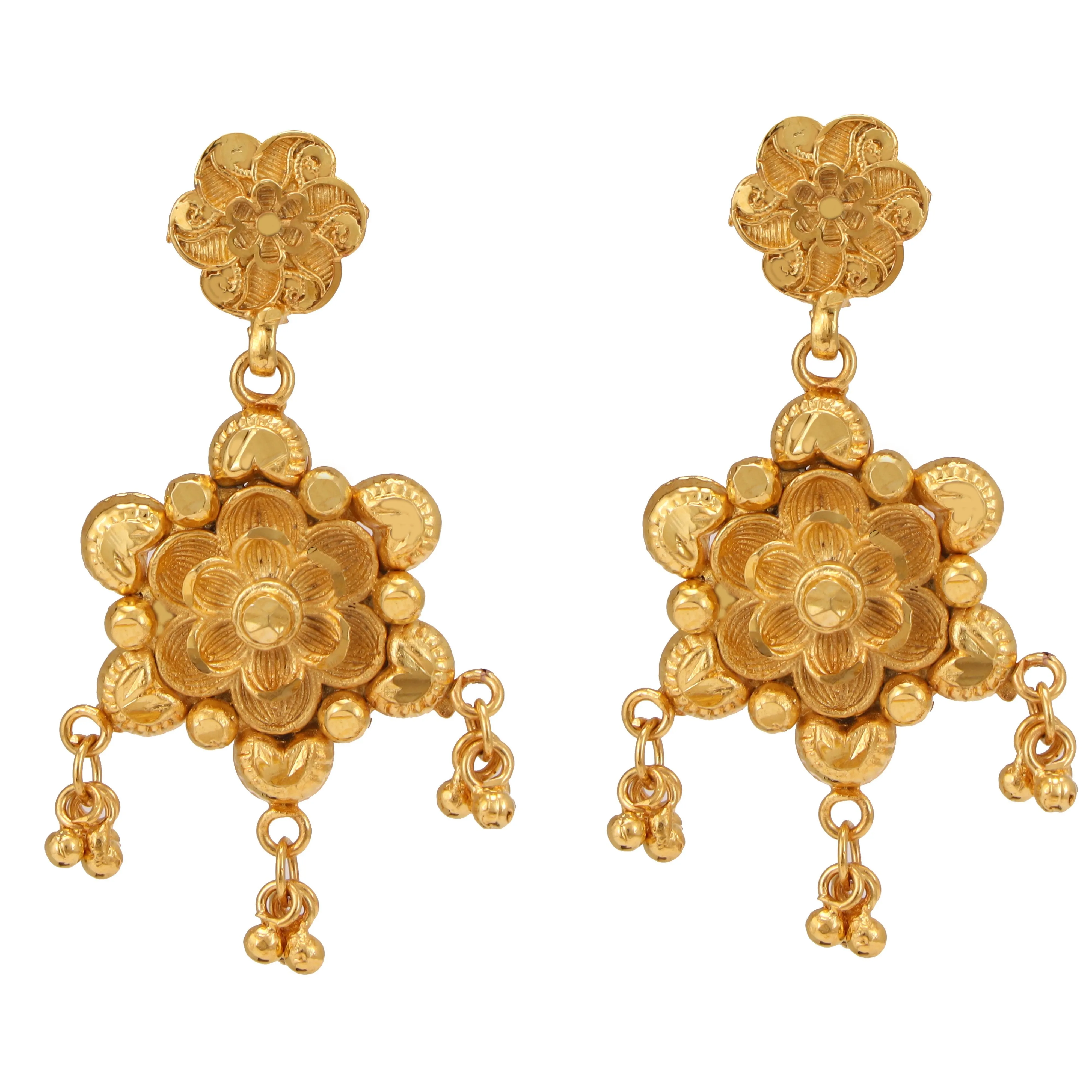 Bloom Charm Sitahar With Matching Earrings