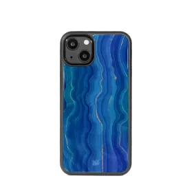 Blue Horizon | Marble Ink Pattern Phone Case