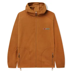 Butter Goods Trail Polar Fleece Jacket Brown