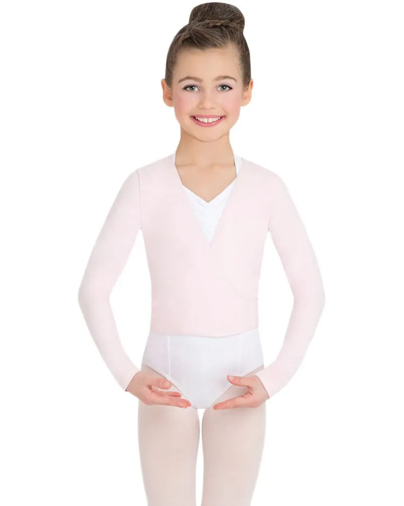 Capezio Classic Long Sleeve Wrap Top - CC850C Girls