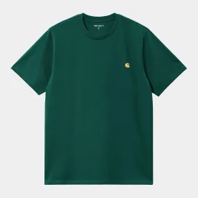 Carhartt WIP - Chase T-Shirt - Chervil / Gold