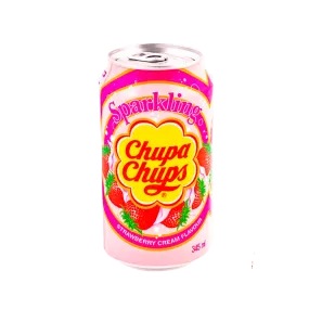 Chupa Chups Strawberry & Cream Flavour