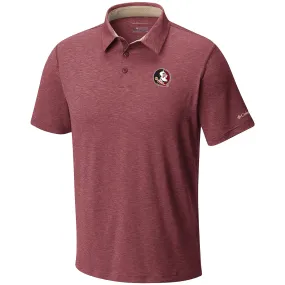 Columbia Men's Seminoles Tech Trail Polo - Garnet