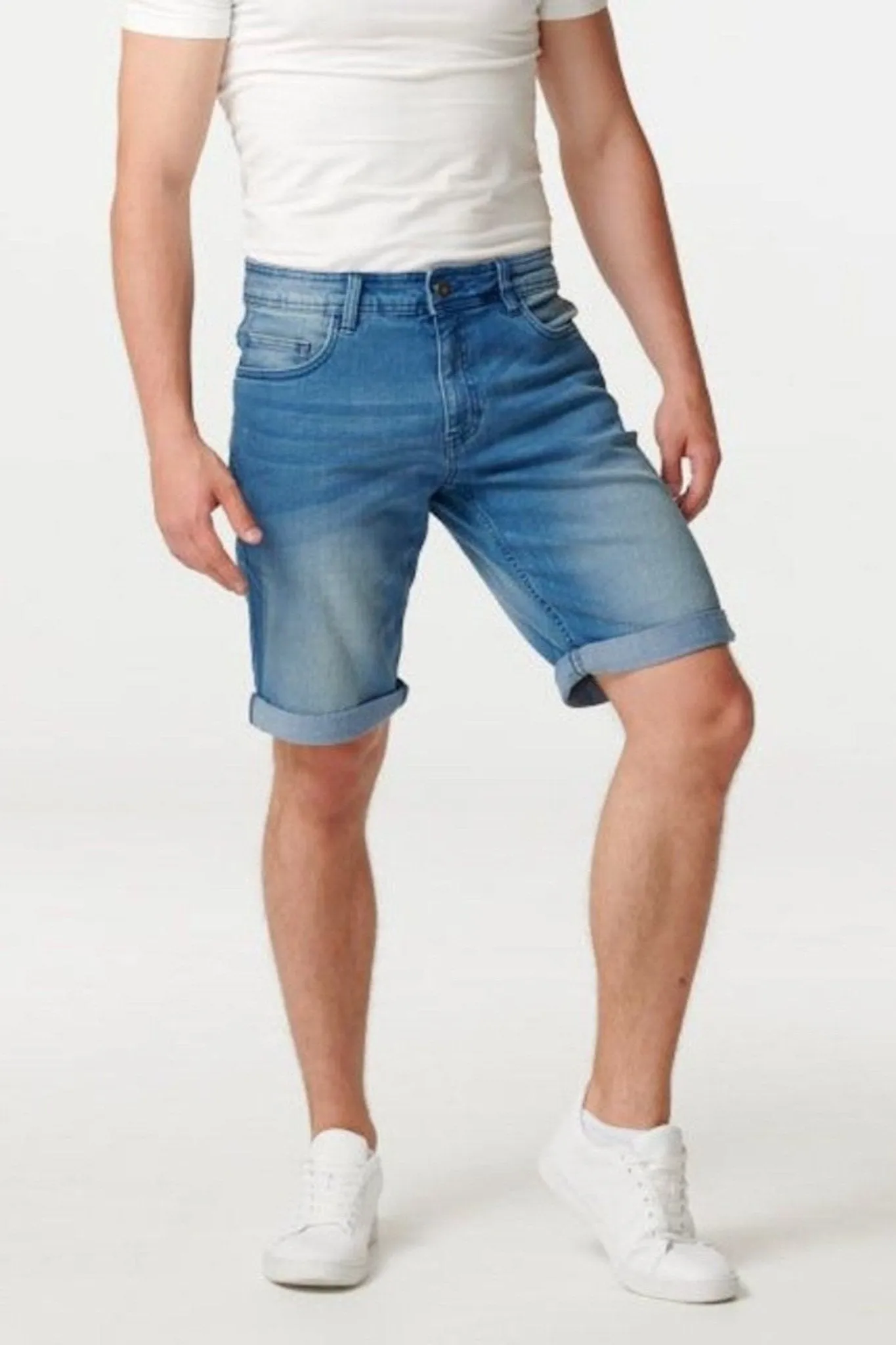 Denim Shorts - Blå