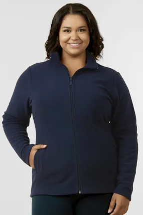 ET TU LADIES POLAR FLEECE JACKET PLUS SIZE (LPF200XE_NVY)