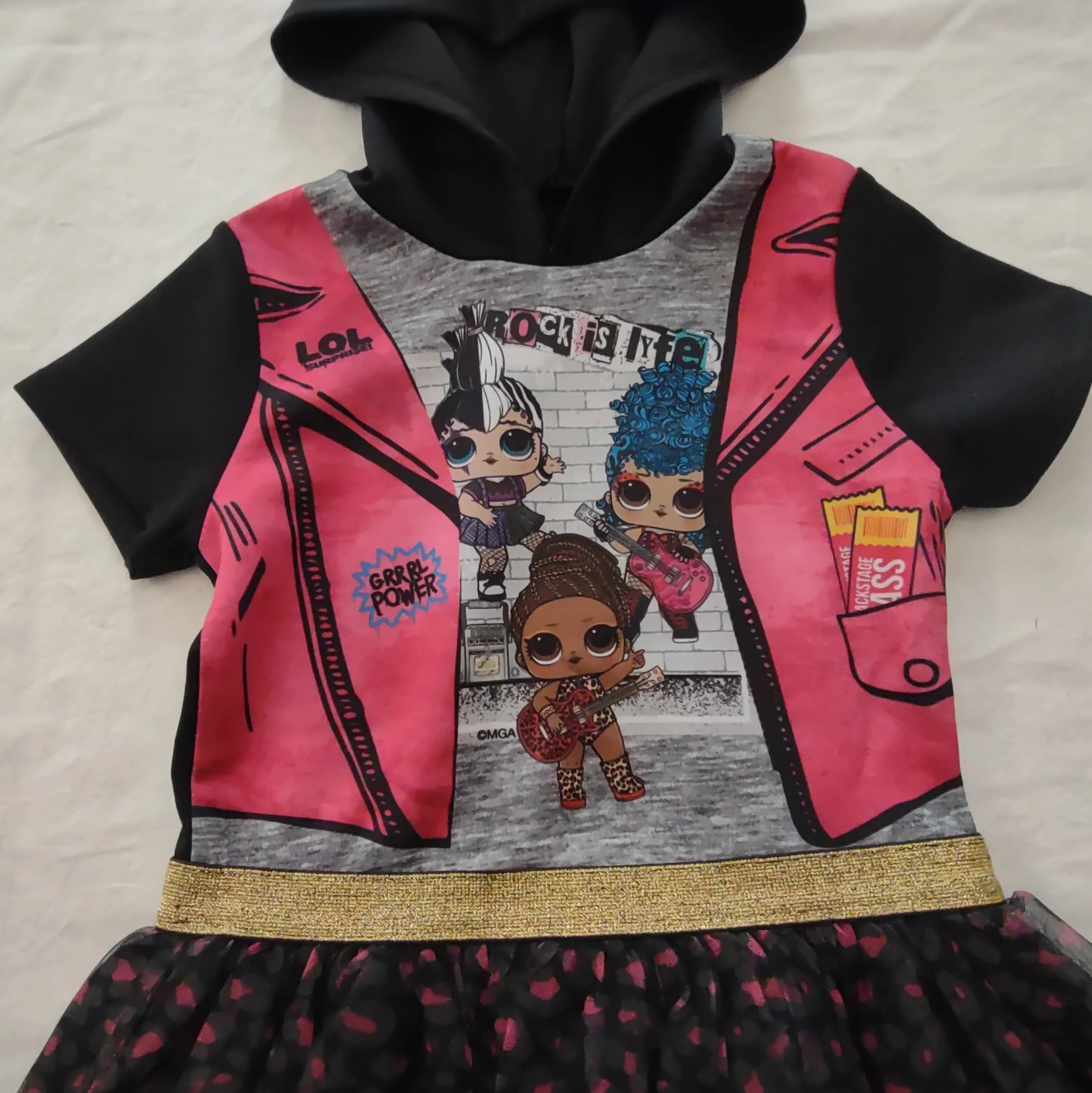 L.O.L. Surprise! Girls Dress Costume (Size M 7/8)