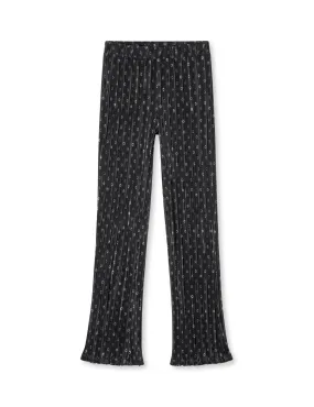 Luno Ura Pants AOP, Scribble Dot AOP/Black