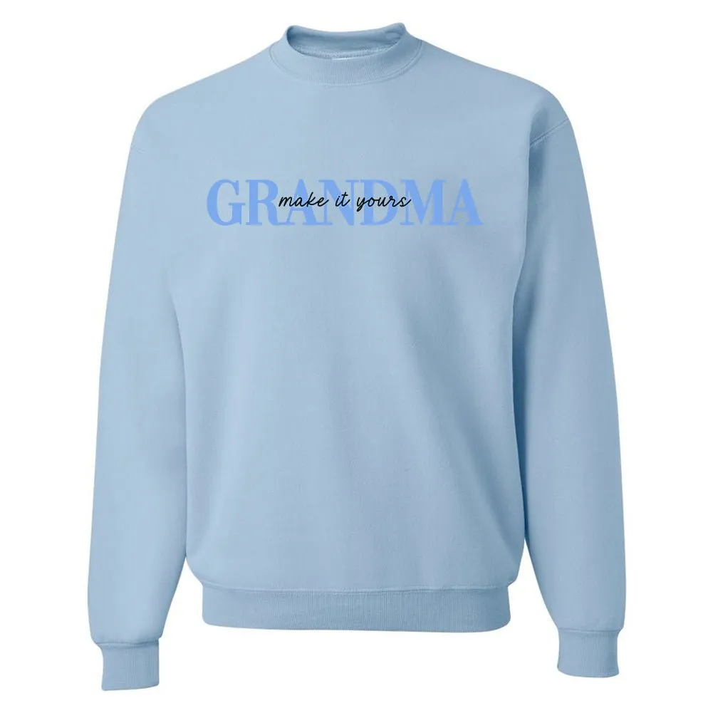 Make It Yours™ 'Grandma' Crewneck Sweatshirt