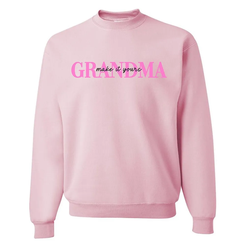 Make It Yours™ 'Grandma' Crewneck Sweatshirt