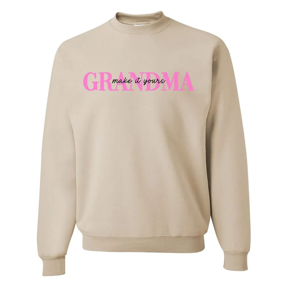 Make It Yours™ 'Grandma' Crewneck Sweatshirt