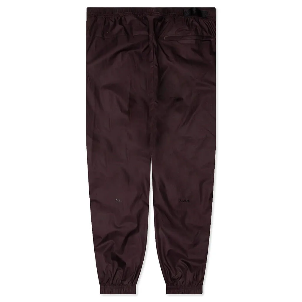 NRG Nocta Track Pant DR - Dark Wine/Black