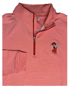 Peter Millar Perth Sugar Stripe Performance Quarter-Zip