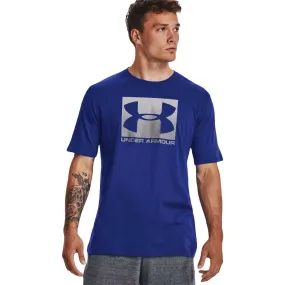 Playera Manga Corta Under Armour para Hombre UA Boxed Sportstyle SS Azul