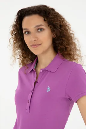 USPA Polo Shirt Women Purple VR038 USPOW067 SCL US Polo Assn.