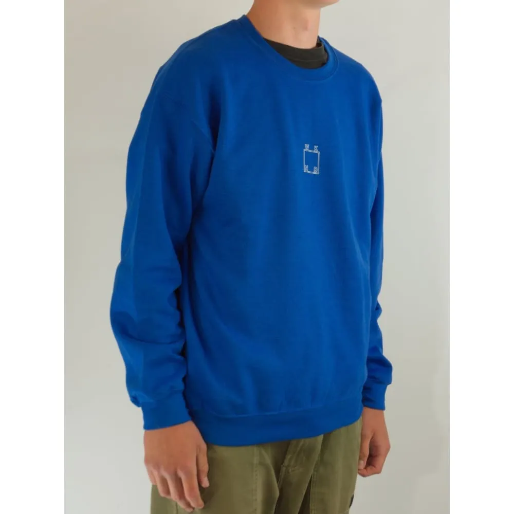 Wknd - Outline - Crew - Sweatshirt - Royal Blue